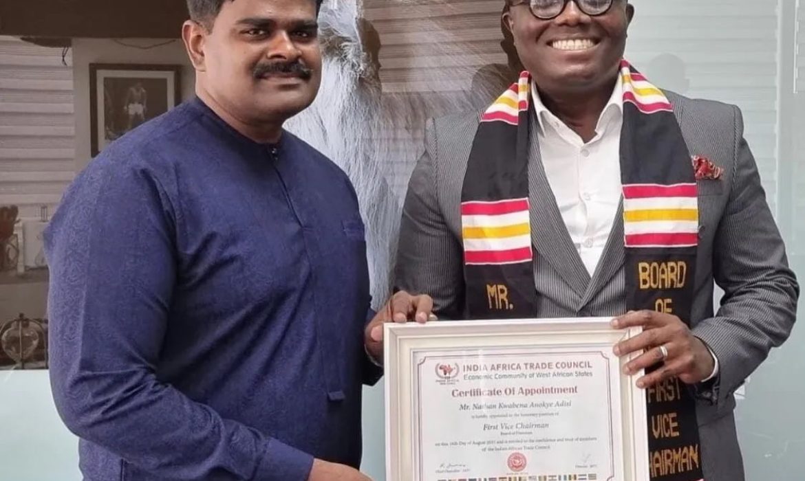 Bola Ray has been inducted as the First Vice-Chairman of the India-Africa Trade Council