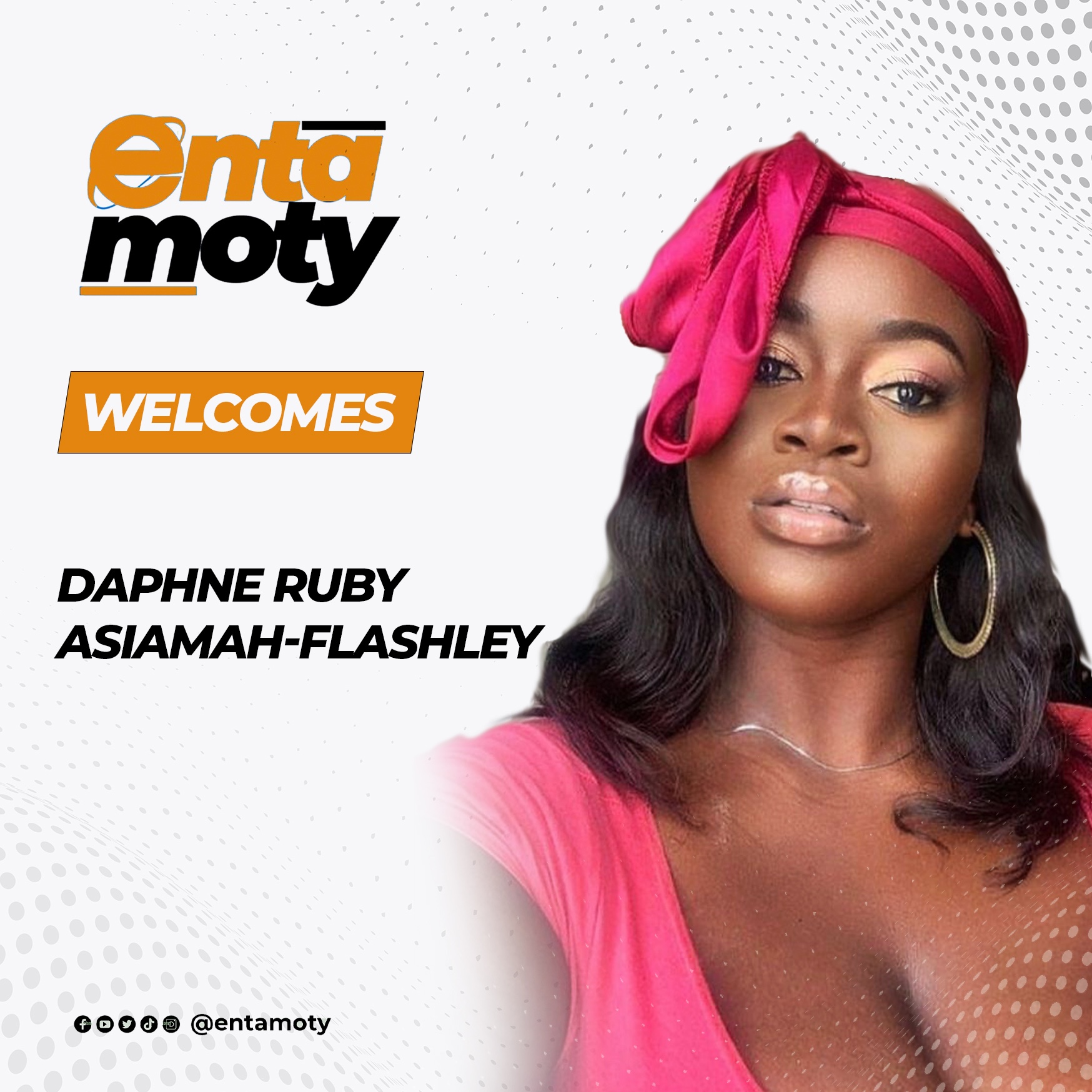 Daphne Ruby Asiamah Joins Entamoty Media Ltd